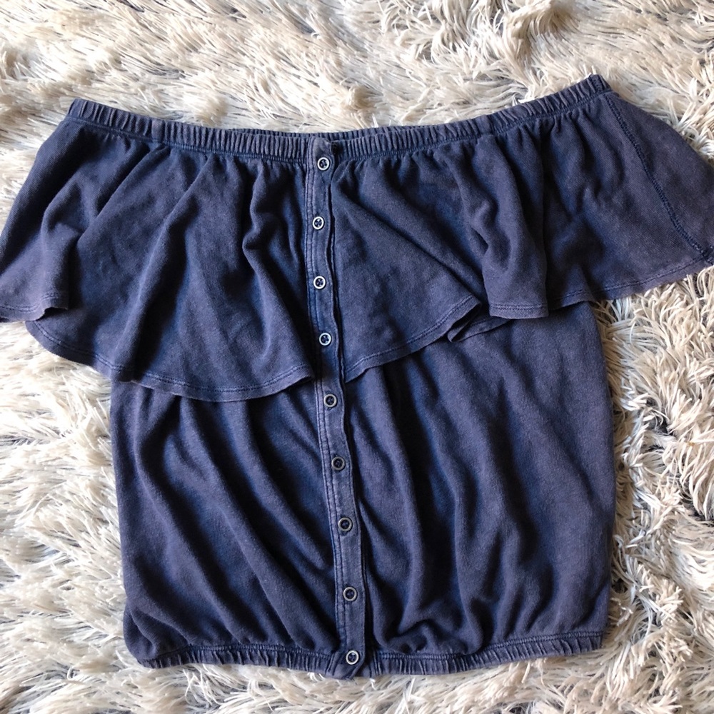 Free People Off The Shoulder Blouse
